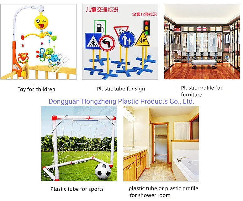 ABS /PVC /PE Extrsuion Plastic Pipe with Various Color for Toy Fitting