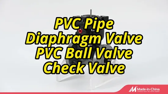 PVDF Diaphragm Valve, Plastic/PTFE/Weir Type/Flanged