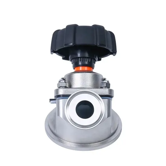 304 316 Stainless Steel Manual Flush Tank Bottom Diaphragm Valve