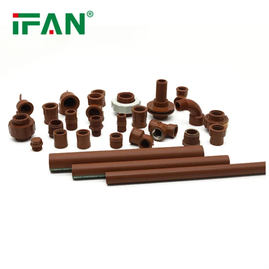 Ifan Customized Plumbing Materials Hot and Cold Water Pipe Plastic Pph Fitting