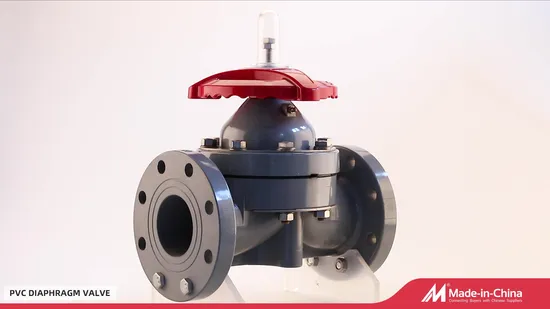 Diaphragm Valve, Flange Connection, PVDF Diaphragm Valve