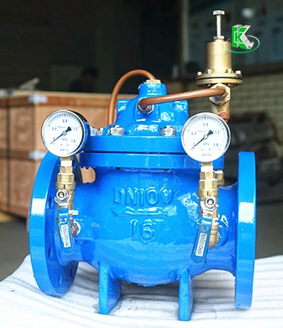 Water Use Diaphragm Piston Automatic Pressure Reducing Regulating Control Valve (GL200X)