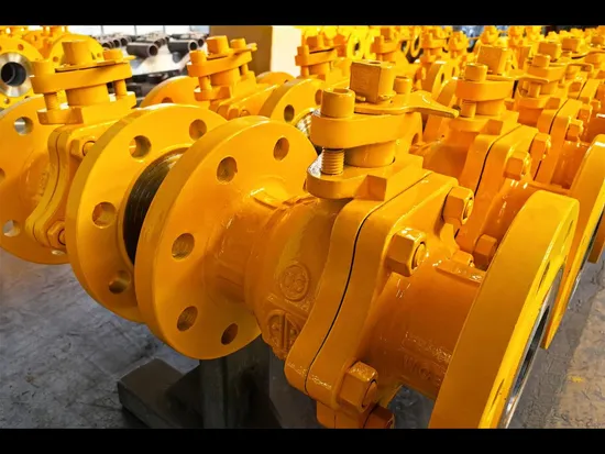 Carbon Steel Stainless Steel Flanged Full Bore and Reduced Bore Floating Trunnion Ball Valves