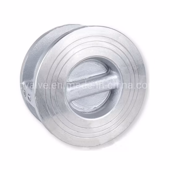 ANSI Standard Made in China Stainless Steel with Dual Plate and Wafer Check Valve
