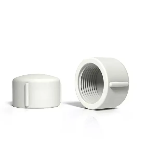 UPVC Dwv Screw Cap Internal Thread End Water Plastic Pipe End Caps 