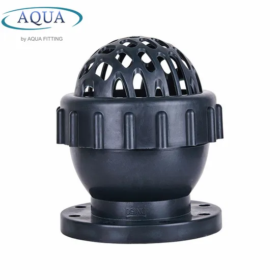 Plastic FRPP Industrial Hydraulic Foot Valve for Water Pump 