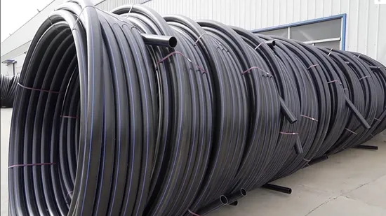 HDPE Pipes and Fittings PE Water Plastic Tube 20mm to 1200mm Size Polyethylene HDPE Pipe Tube 