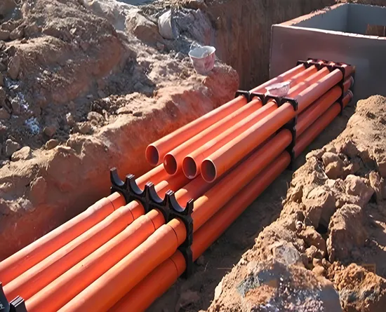 Durable CPVC Electric Power Pipe for Industrial Use and Wire/Cable Protecting Uses 