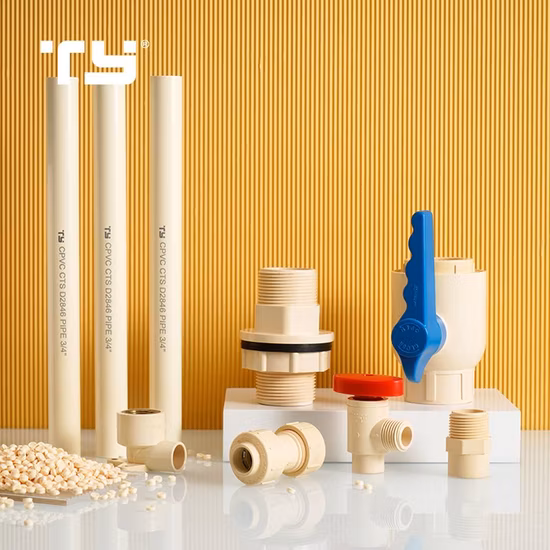 CPVC ASTM D2846 CPVC Compound Pipe Fitting for Water Supply for Polyvinyl Chloride/Polyvinyl Chloride CPVC
