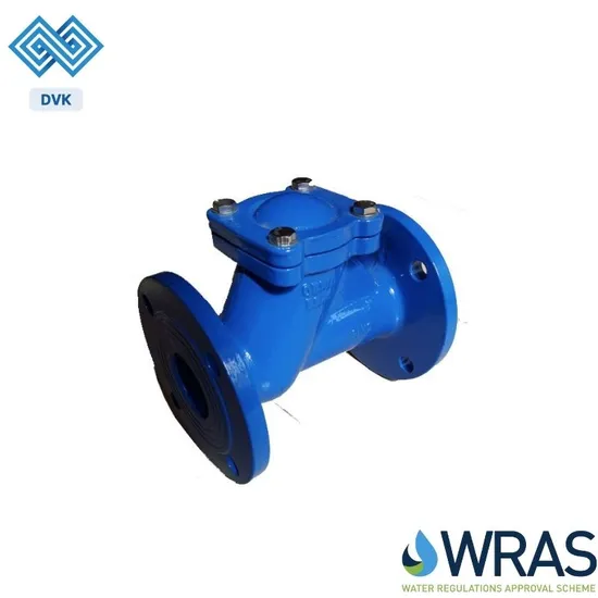 Manufacturer Ductile Iron Pn16 DN400 Flanged Soft Seat Resilient Seated Rubber Flap Flexible Disc Type Swing Check Valve 